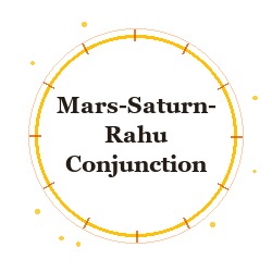 Mars-Saturn-Rahu Conjunction